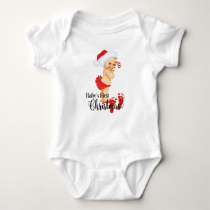 Baby's First Christmas Body Anzug Baby Strampler