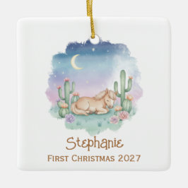 Baby's First Christmas - Desert Pony Keramikornament