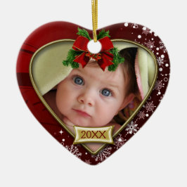 Baby's First Christmas Foto Frame Ornament