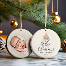 Baby's First Christmas Foto Keepake