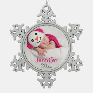 Baby's First Christmas Foto Ornament