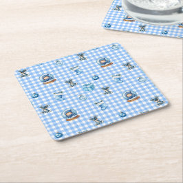 Baby's First Christmas Magic! Rechteckiger Pappuntersetzer