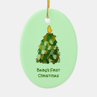 Baby's First Christmas Mitten Tree Ornament