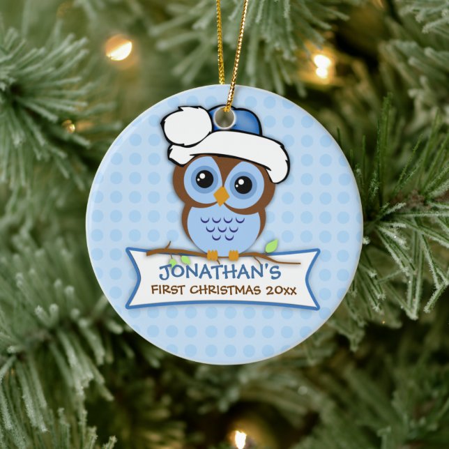 Baby's First Christmas Owl Ornament (Baum)