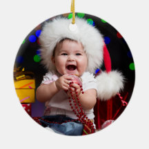Baby's First Christmas Photo Ornament