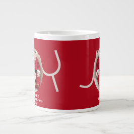 Baby's First Christmas Photo Red Coffee Mug Jumbo-Tasse