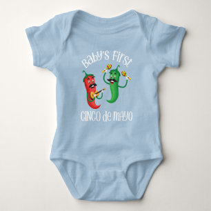 Baby's First Cinco de Mayo Baby Strampler