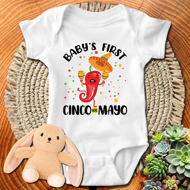 Baby's First Cinco de Mayo Baby Strampler (Von Creator hochgeladen)