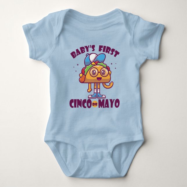 Baby's First Cinco de Mayo Baby Strampler (Vorderseite)