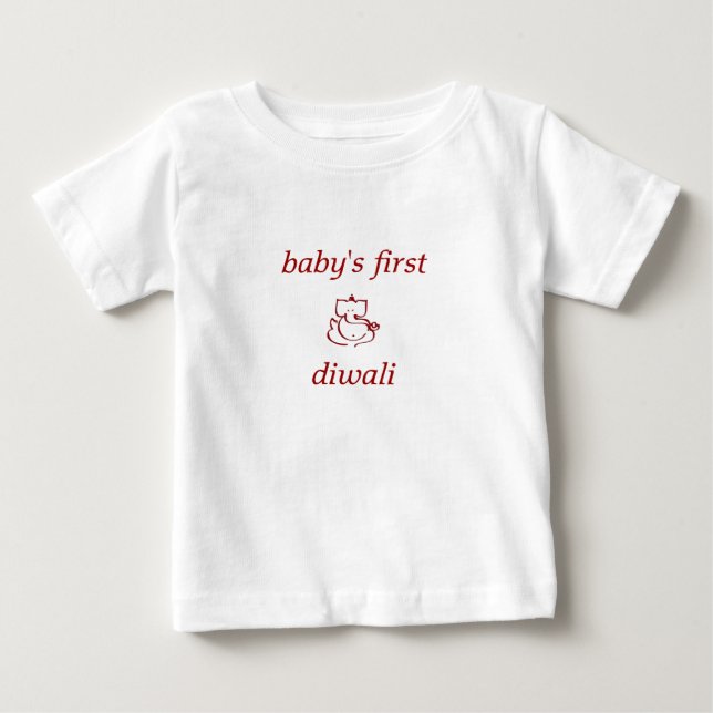 Baby's First Diwali Baby T-shirt (Vorderseite)