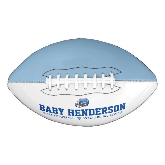 Baby's First Football Baby Shower Prop (Vorderseite)