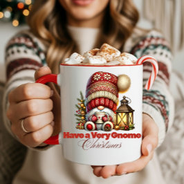 Baby's First Gnome Christmas Mug Tasse