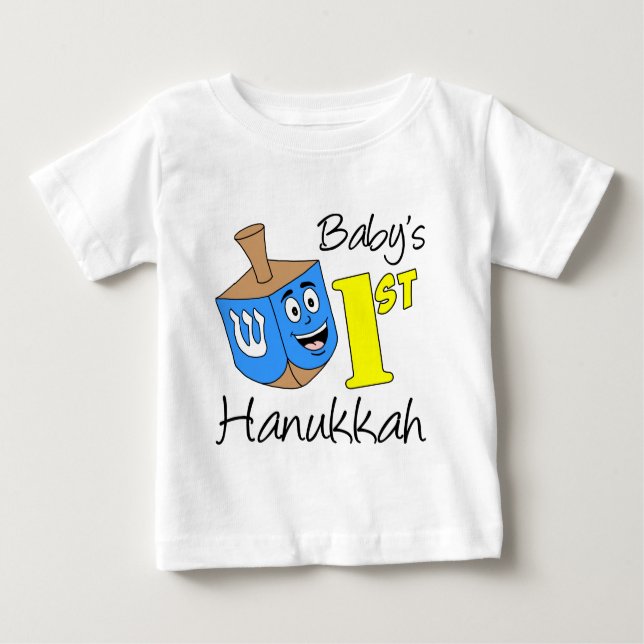 Baby's First Hanukkah Baby T-shirt (Vorderseite)