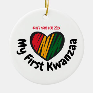 Baby's First Kwanzaa Ornament