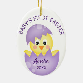 Baby's First Oaster Punkt Personalisiert Osterfest Keramik Ornament
