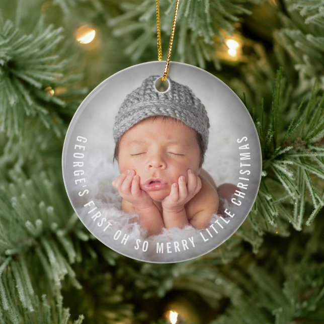 Baby's First Oh So fröhlich kleine Weihnachten 2 F Keramikornament (Baum)