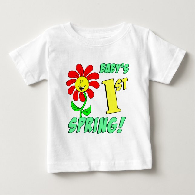 Baby's First Spring Baby T-shirt (Vorderseite)