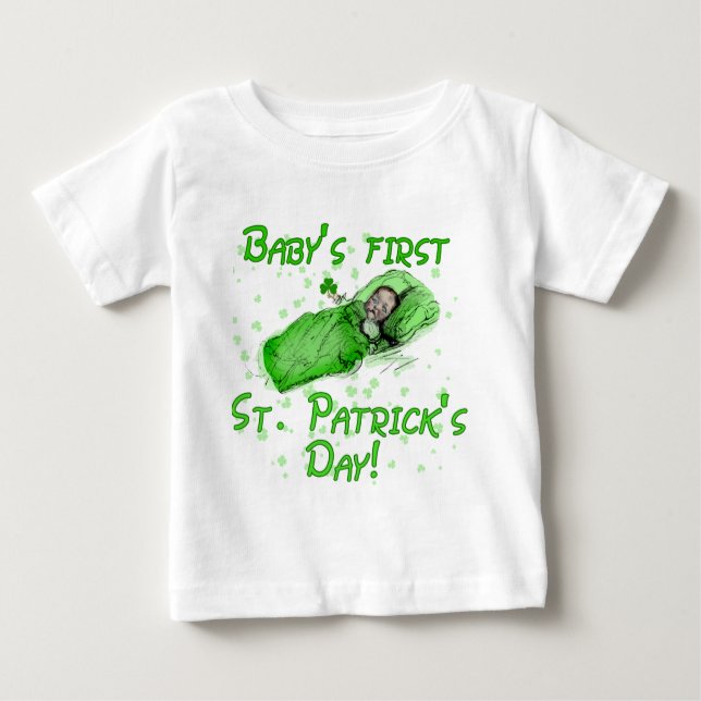 Baby's First St. Patrick's Day Tshirts (Vorderseite)