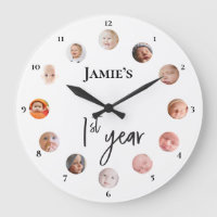 Baby's first year 12 Monate Custom Fotos