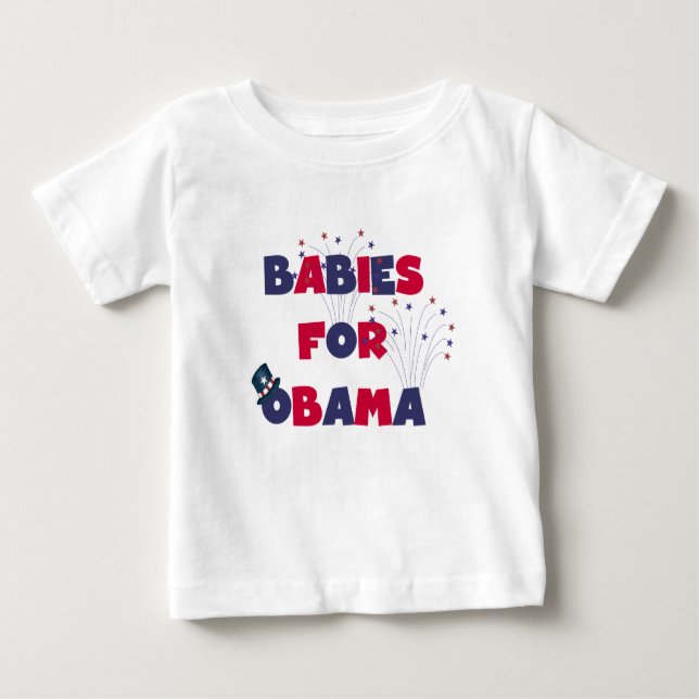 Babys für Obama Baby T-shirt (Vorderseite)