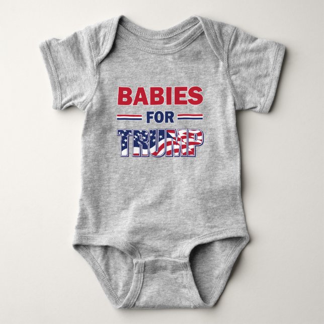 Babys für Trump - Baby Strampler (Vorderseite)