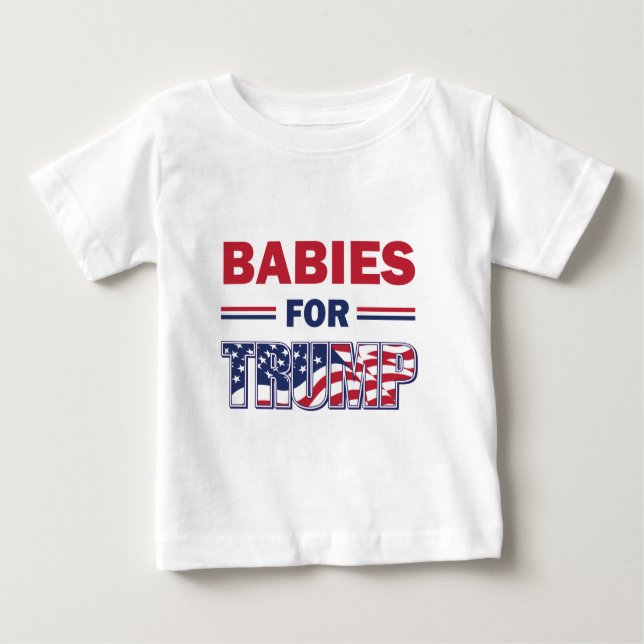 Babys für Trump Baby T-shirt (Vorderseite)