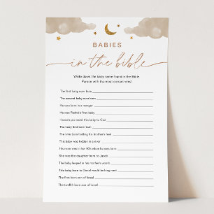 Babys in der Bibel Twinkle Star Baby Shower Game