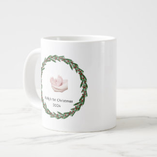 Babys (Kelly’s) 1. Weihnachten individuell anpassb Jumbo-Tasse