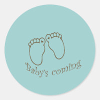babys kommende Füße