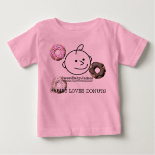 Babys Lieben Donuts Baby T-shirt