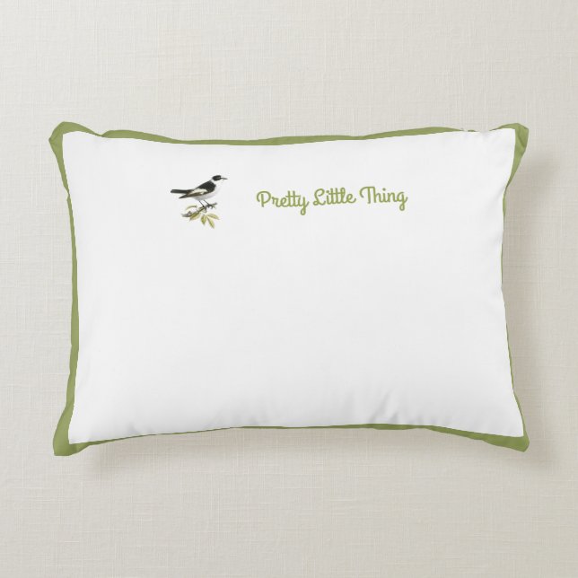 Babys: Little Bird/Words (GRE.W.) - Dekokissen (Vorderseite)