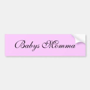 Babys Momma Autoaufkleber