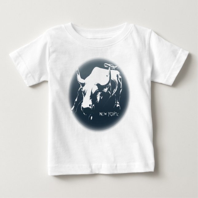 Baby's New York Shirt NYC Baby Bull Souvenir Shirt (Vorderseite)