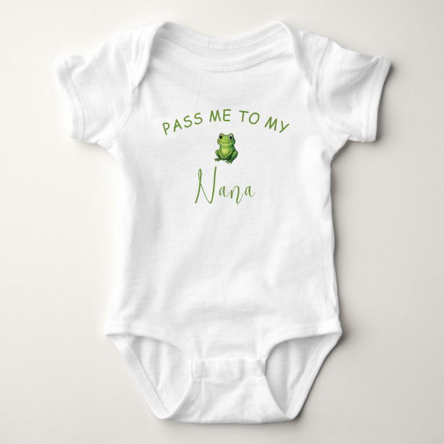 Babys Oma Baby Strampler (Vorderseite)