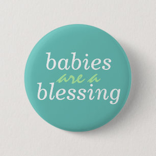 Babys sind ein Segen Button