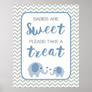 Babys sind süß Bitte nehmen Sie eine Leckerei Dusc Poster