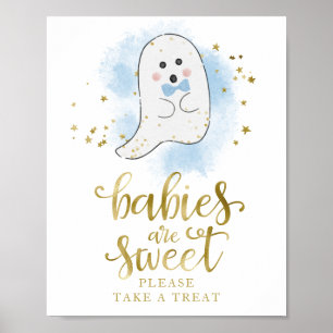 Babys sind süß Bitte nehmen Sie eine Leckerei Unte Poster
