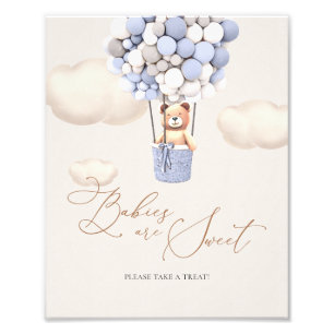 Babys sind süß, bitte nimm ein Geschenk Schild