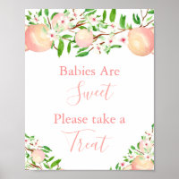 Babys sind süß nehmen eine Leckerei, Pfirsiche Kin