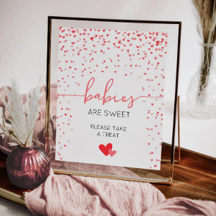 Babys sind Sweet Baby Dusche Signieren Digital ode Poster