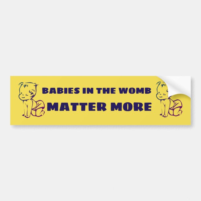 Babys sind wichtiger Autoaufkleber (Vorne)