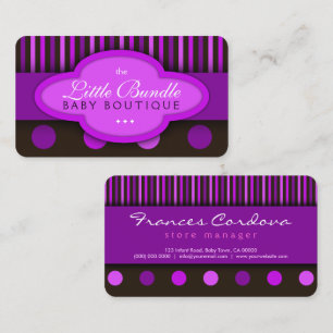 Babys Store Baby Shop Baby Boutique Business Card Visitenkarte
