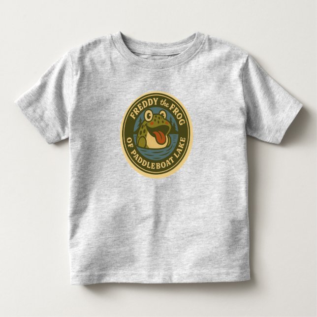 Baby's Tee Freddy Frog Tee of Paddleboat Lake (Vorderseite)