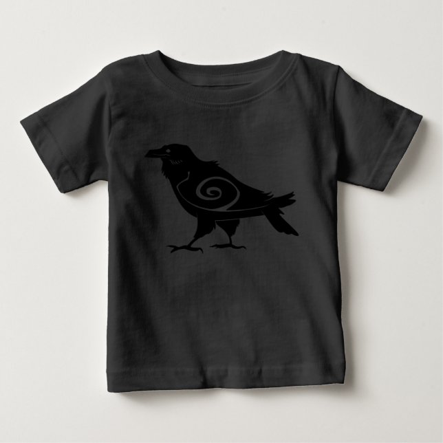 Baby's Tribal Raven T-Shirt (Vorderseite)