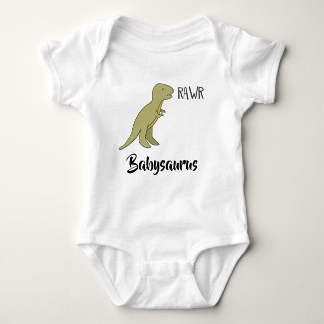 Babysaurus Baby Strampler (Vorderseite)