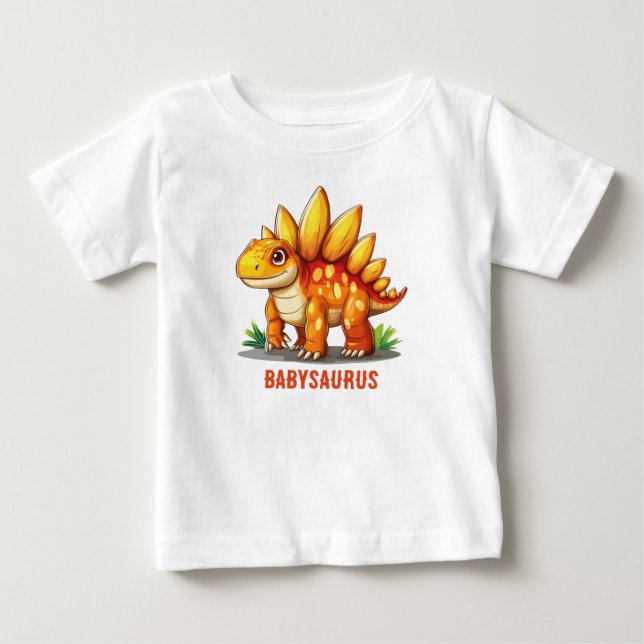 Babysaurus Dinosaur Baby T-shirt (Vorderseite)