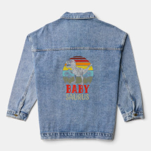 Babysaurus Rex Dinosaur Baby Saurus Familie Jeansjacke