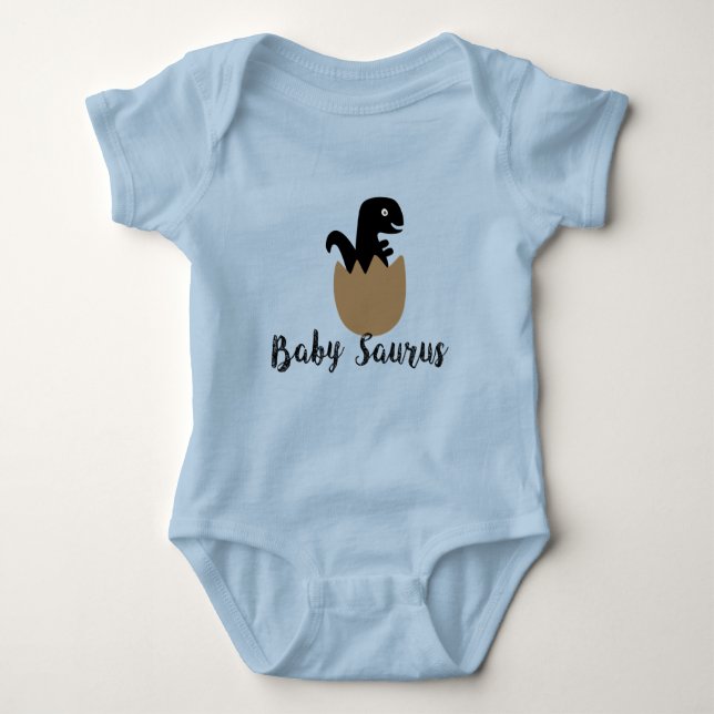 Babysaurus-Shirt, Baby Saurus Bodysuit, Schwangers Baby Strampler (Vorderseite)