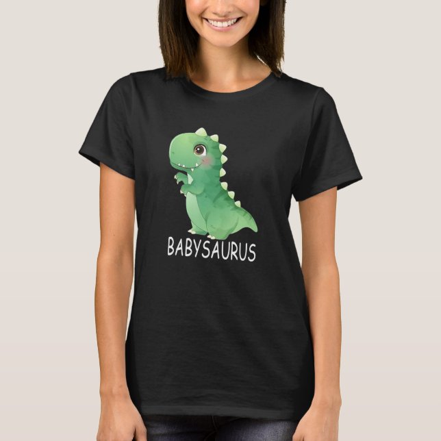 Babysaurus Trex Dinosaur Kleinkind Baby Saurus Fam T-Shirt (Vorderseite)