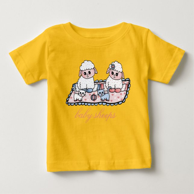Babyschere Baby T-shirt (Vorderseite)